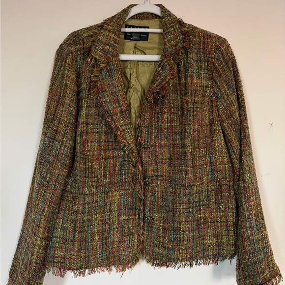 Tailor B. Moss Jackets & Blazers - Tailor B. Moss Multicolor Tweed Blazer